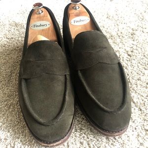 Allen Edmonds Mercer Street suede loafers